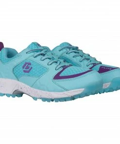 Brabo Tribute Hockeyschuhe Kinder Mint Grün - Violett