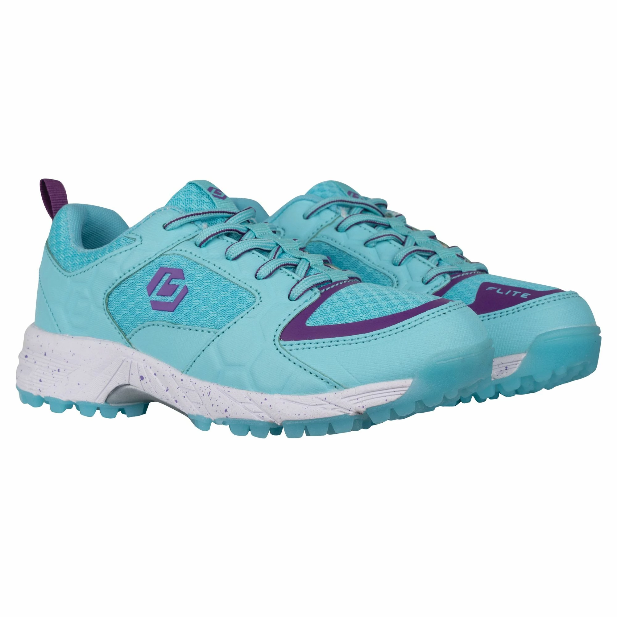 Brabo Tribute Hockeyschuhe Kinder Mint Grün - Violett 3 Brabo Tribute Hockeyschuhe Kinder Mint Grün - Violett