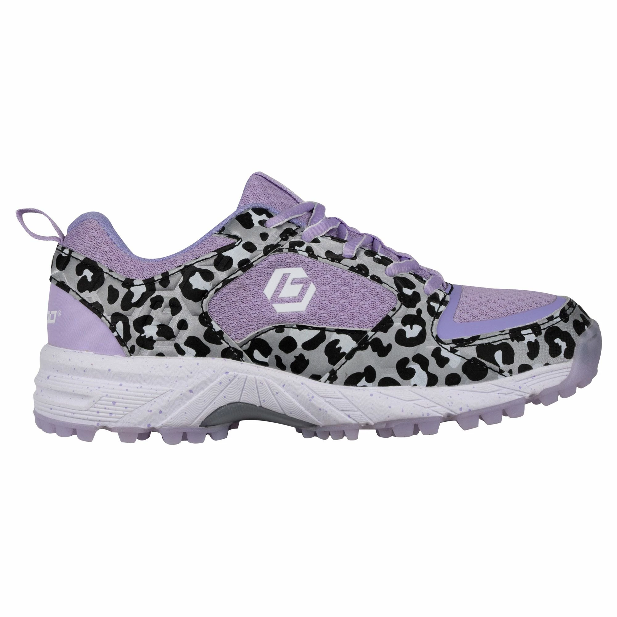 Brabo Tribute Hockeyschuhe Kinder Violett - Grau - Schwarz - Weiß 5 Brabo Tribute Hockeyschuhe Kinder Violett - Grau - Schwarz - Weiß – Bild 3
