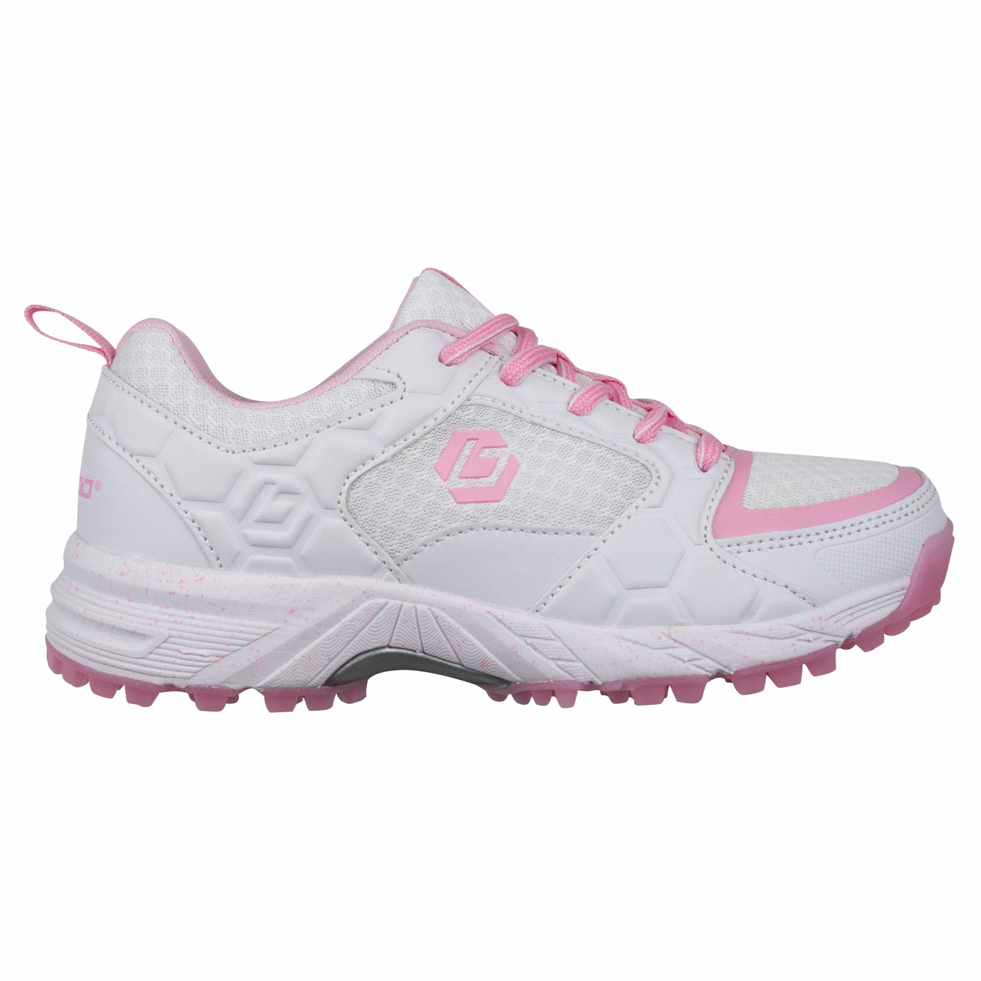 Brabo Tribute Hockeyschuhe Kinder Weiß - Rosa 4 Brabo Tribute Hockeyschuhe Kinder Weiß - Rosa – Bild 3