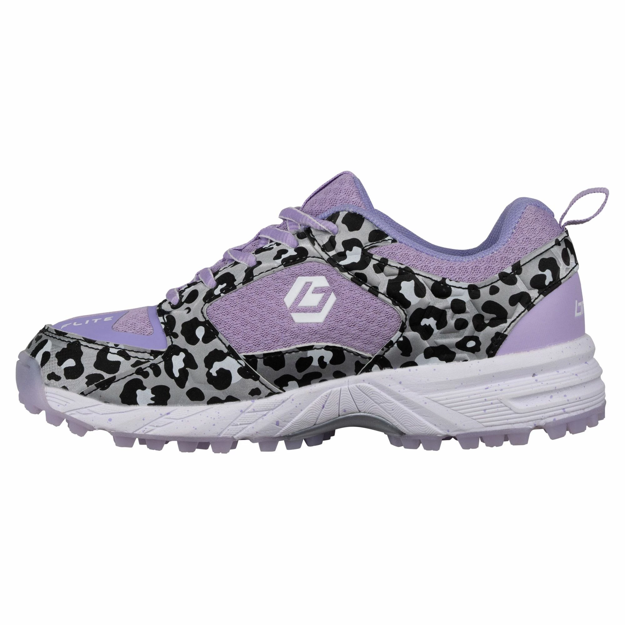 Brabo Tribute Hockeyschuhe Kinder Violett - Grau - Schwarz - Weiß 6 Brabo Tribute Hockeyschuhe Kinder Violett - Grau - Schwarz - Weiß – Bild 4