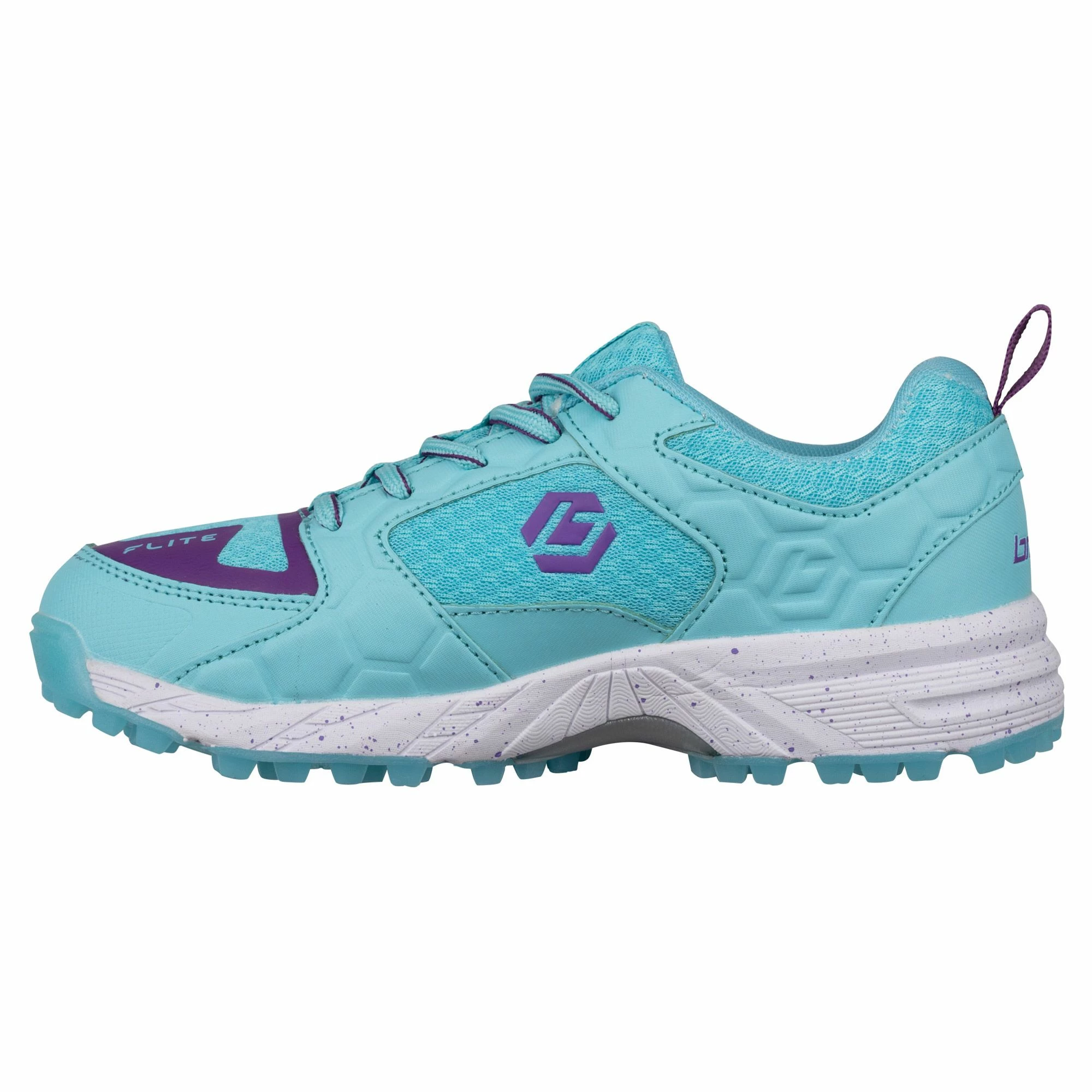 Brabo Tribute Hockeyschuhe Kinder Mint Grün - Violett 6 Brabo Tribute Hockeyschuhe Kinder Mint Grün - Violett – Bild 4