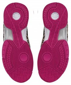 Brabo Tribute Indoor Hockeyschuhe Kinder Braun - Schwarz - Rosa -Brabo-Laden Brabo Tribute Indoor Hockeyschoen Junior 5 2208040850 1