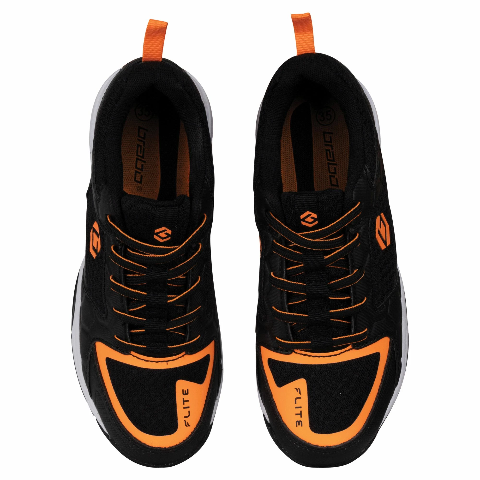 Brabo Tribute Indoor Hockeyschuhe Kinder Schwarz - Orange 8 Brabo Tribute Indoor Hockeyschuhe Kinder Schwarz - Orange – Bild 6