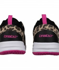 Brabo Tribute Indoor Hockeyschuhe Kinder Braun - Schwarz - Rosa -Brabo-Laden Brabo Tribute Indoor Hockeyschoen Junior 7 2208040850 1