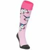 Brabo Unicorn Hockeysocken Kinder Hellrosa - Rosa - Weiß - Blau