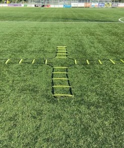 Ciclón Sports Speed Ladder Cross (4x 2m) Gelb - Rot - Grün - Blau - Schwarz -Brabo-Laden Cicl n Sports Speed Ladder Cross 4x 2m 5 2203141538