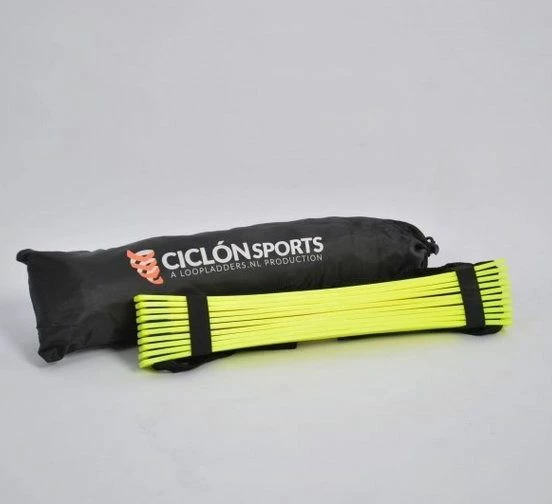 Ciclón Sports Speed Ladder Adjustable (6m) Gelb - Schwarz 4 Ciclón Sports Speed Ladder Adjustable (6m) Gelb - Schwarz – Bild 2
