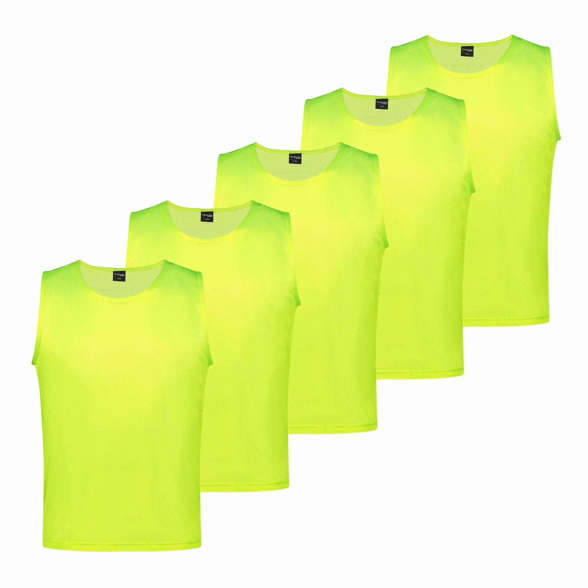 Ciclón Sports Training Bib (5-Pack) Gelb 2 Ciclón Sports Training Bib (5-Pack) Gelb