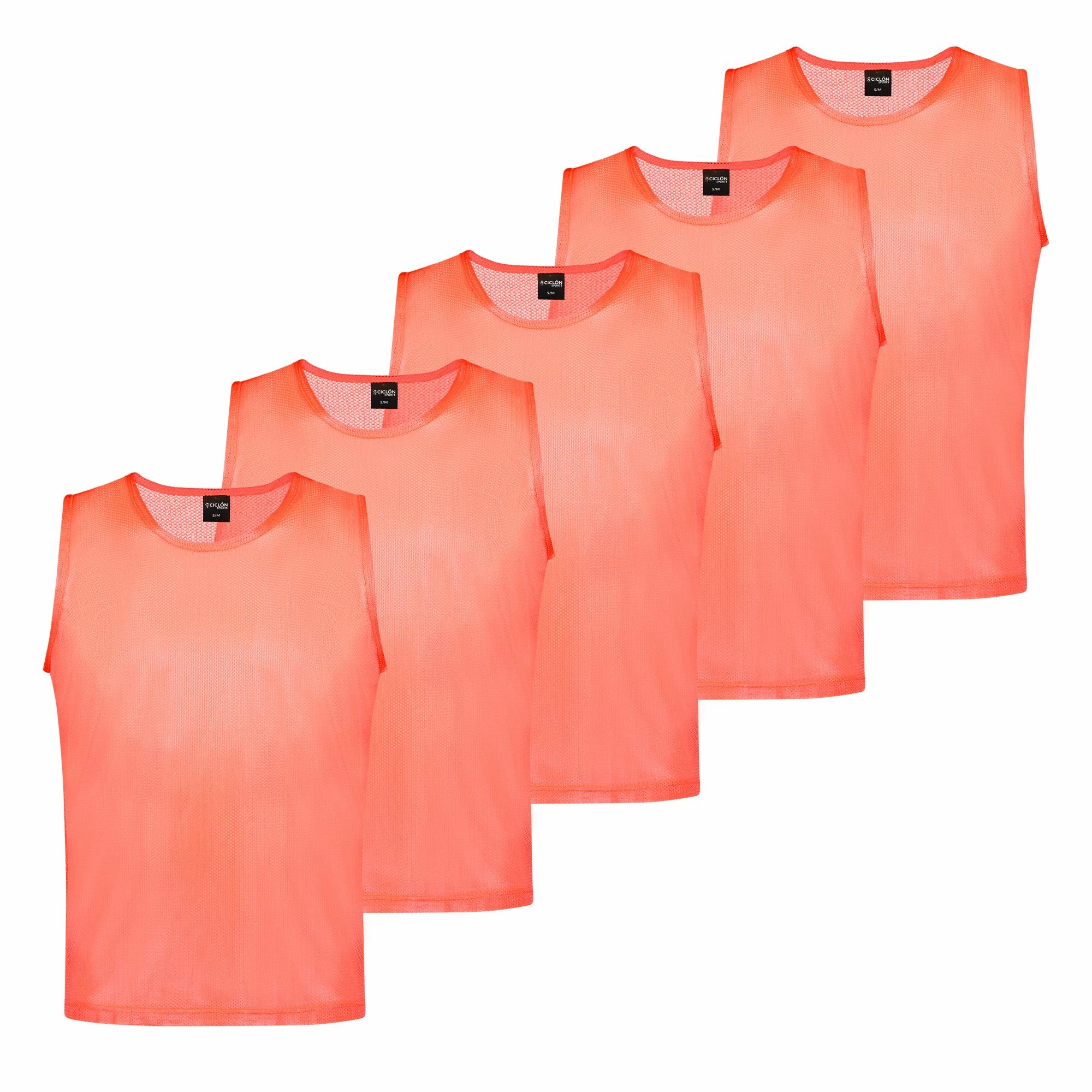 Ciclón Sports Training Bib (5-Pack) Orange 3 Ciclón Sports Training Bib (5-Pack) Orange