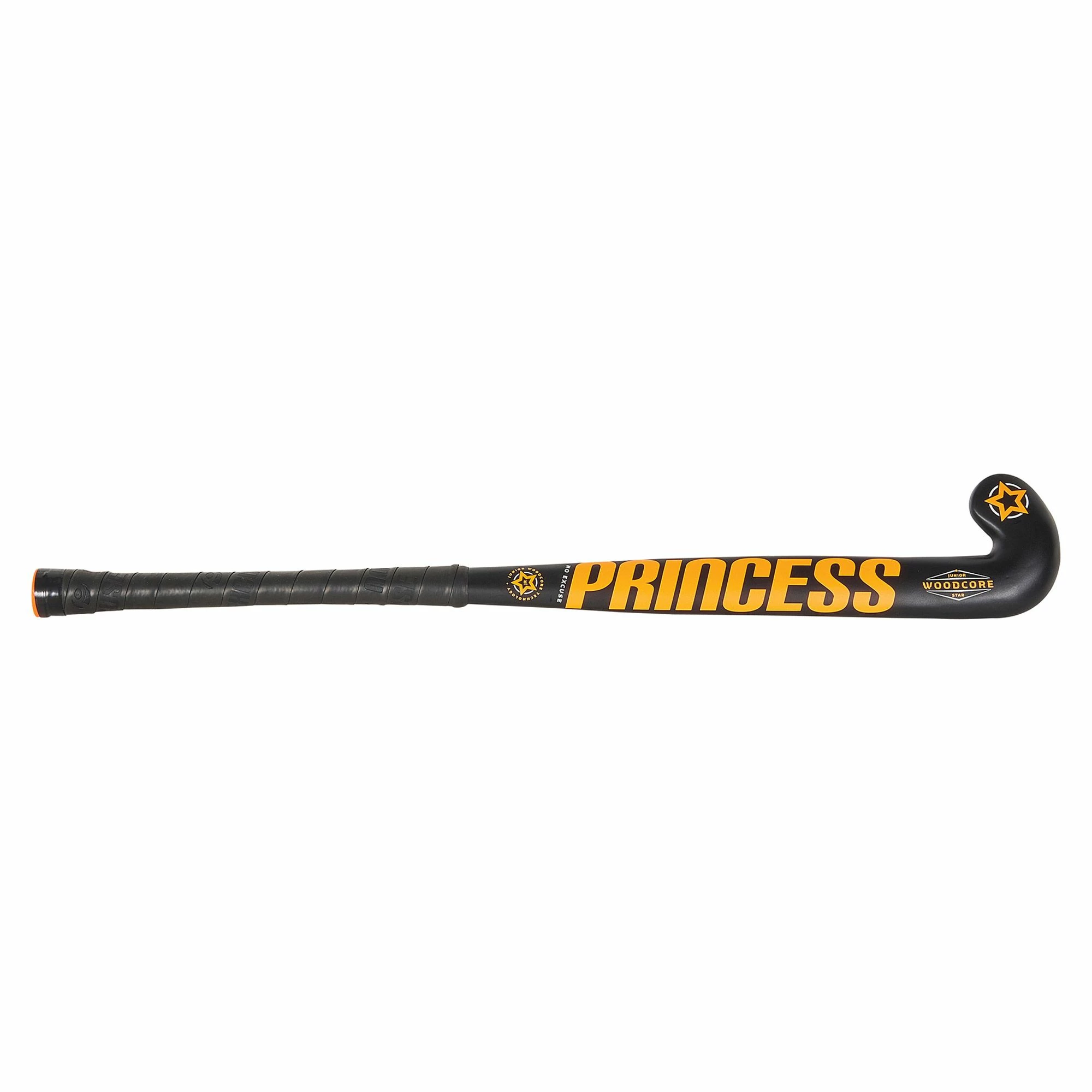 Princess Woodcore Hockeyschläger Junior Schwarz - Orange 6 Princess Woodcore Hockeyschläger Junior Schwarz - Orange – Bild 4
