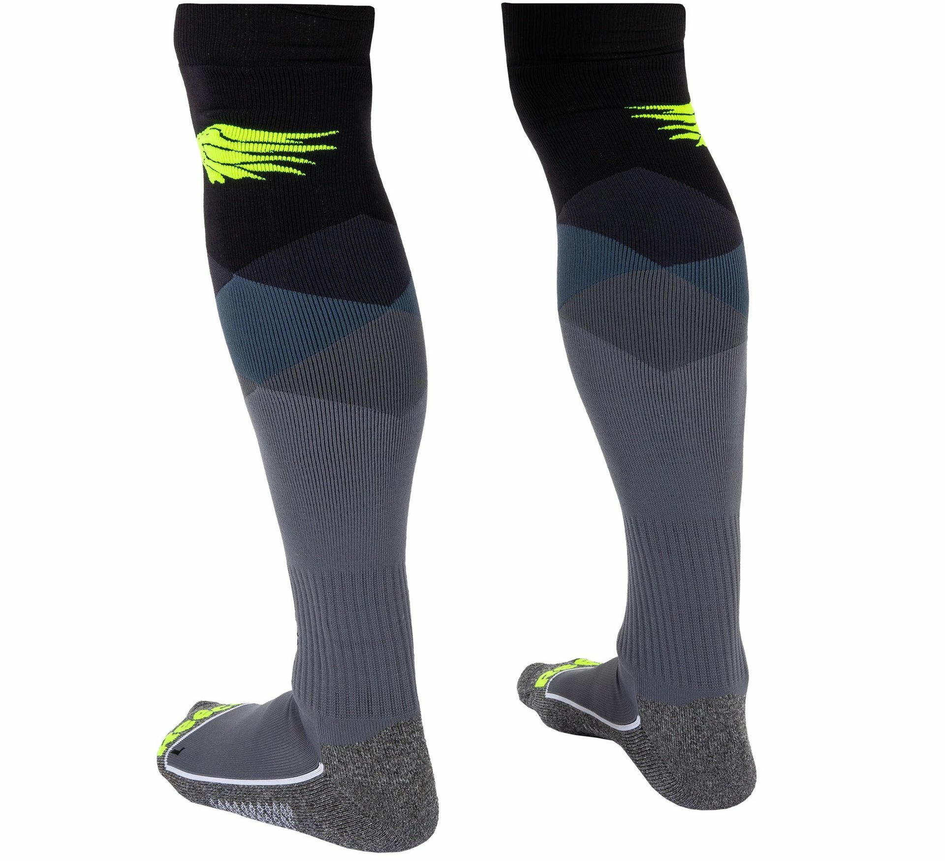 Reece Amaroo Hockeysocken Schwarz - Grau - Gelb 6 Reece Amaroo Hockeysocken Schwarz - Grau - Gelb – Bild 4